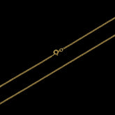 Corrente Elo Português (2mm) - 60cm ou 70cm - Banhado a Ouro 18K