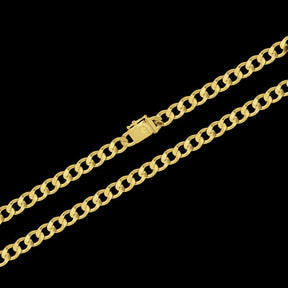 Corrente Grumet (6mm) - 60cm ou 70cm - Banhado a Ouro 18K